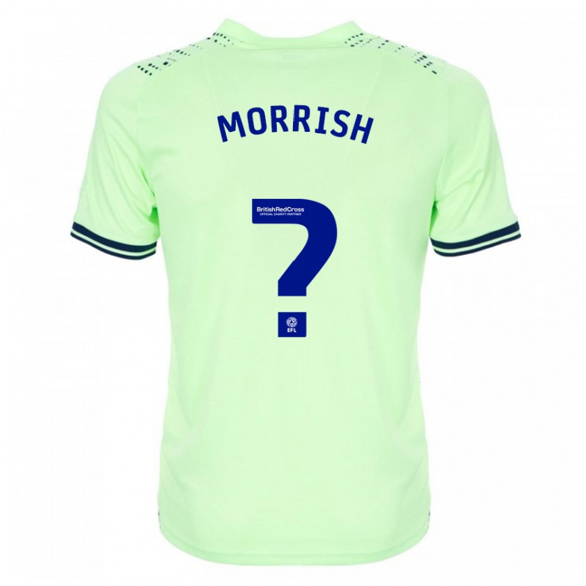 Kandiny Hombre Camiseta Rhys Morrish #0 Armada 2ª Equipación 2023/24 La Camisa Chile