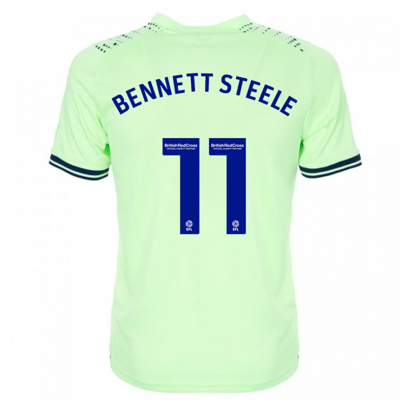 Kandiny Hombre Camiseta Lizzie Bennett-Steele #11 Armada 2ª Equipación 2023/24 La Camisa Chile