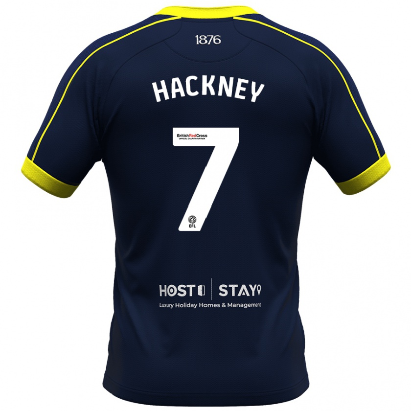 Kandiny Hombre Camiseta Hayden Hackney #7 Armada 2ª Equipación 2023/24 La Camisa Chile