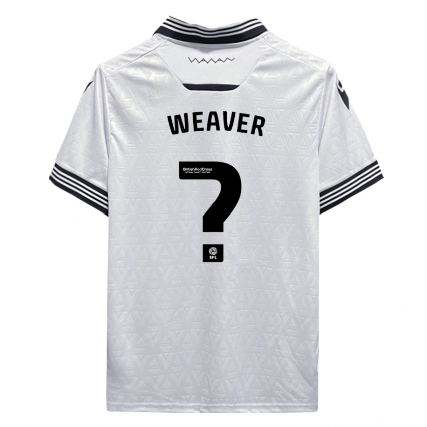 Kandiny Hombre Camiseta Ernie Weaver #0 Blanco 2ª Equipación 2023/24 La Camisa Chile