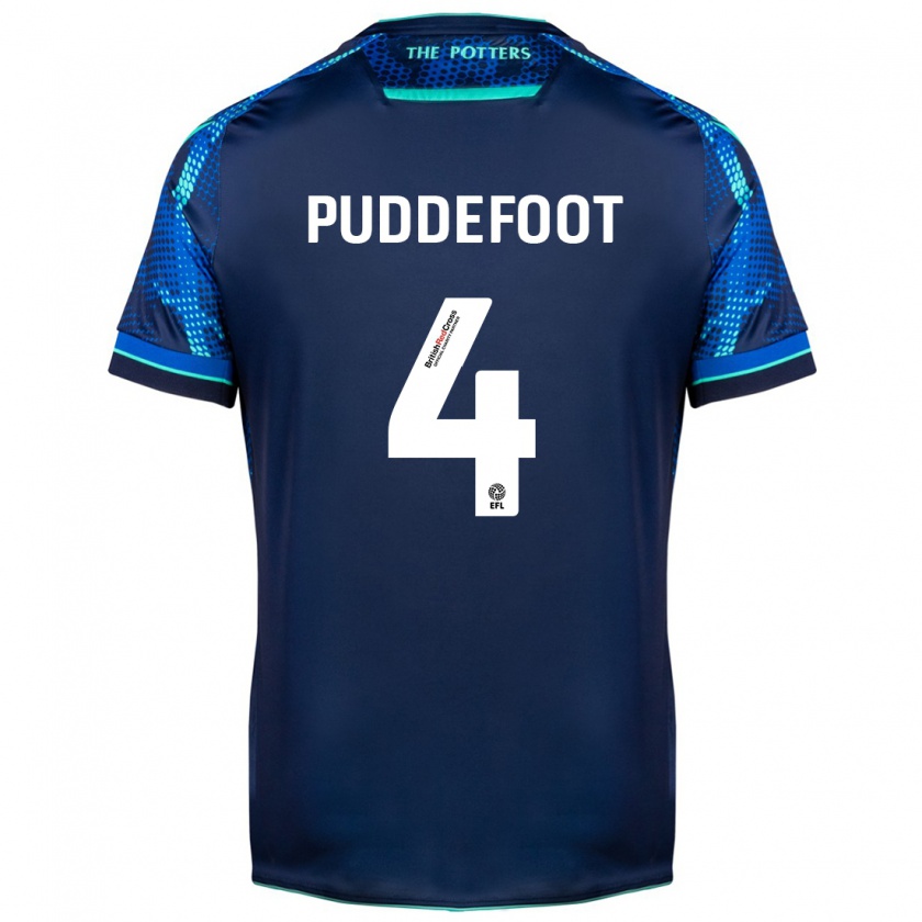 Kandiny Hombre Camiseta Danielle Puddefoot #4 Armada 2ª Equipación 2023/24 La Camisa Chile