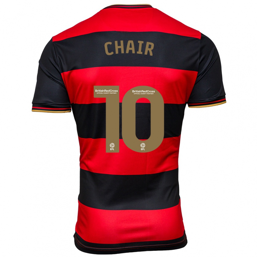 Kandiny Hombre Camiseta Ilias Chair #10 Negro Rojo 2ª Equipación 2023/24 La Camisa Chile