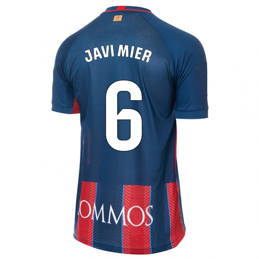 Kandiny Mujer Camiseta Javi Mier #6 Armada 1ª Equipación 2023/24 La Camisa Chile