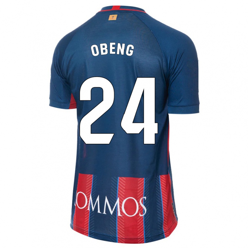 Kandiny Mujer Camiseta Samuel Obeng #24 Armada 1ª Equipación 2023/24 La Camisa Chile