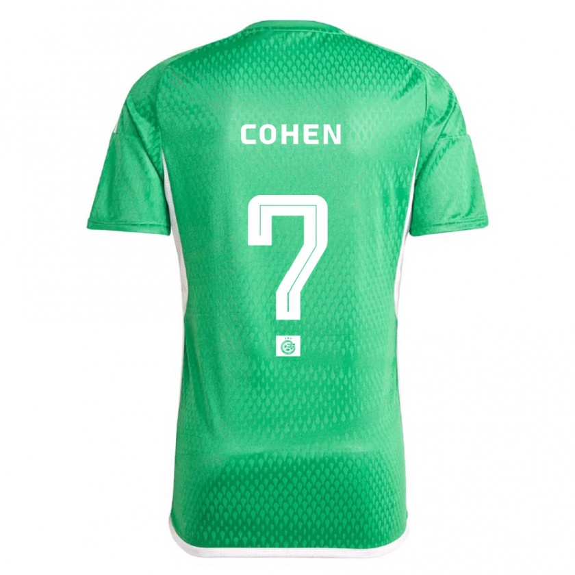 Kandiny Mujer Camiseta Sarel Shlomo Cohen #0 Blanco Azul 1ª Equipación 2023/24 La Camisa Chile