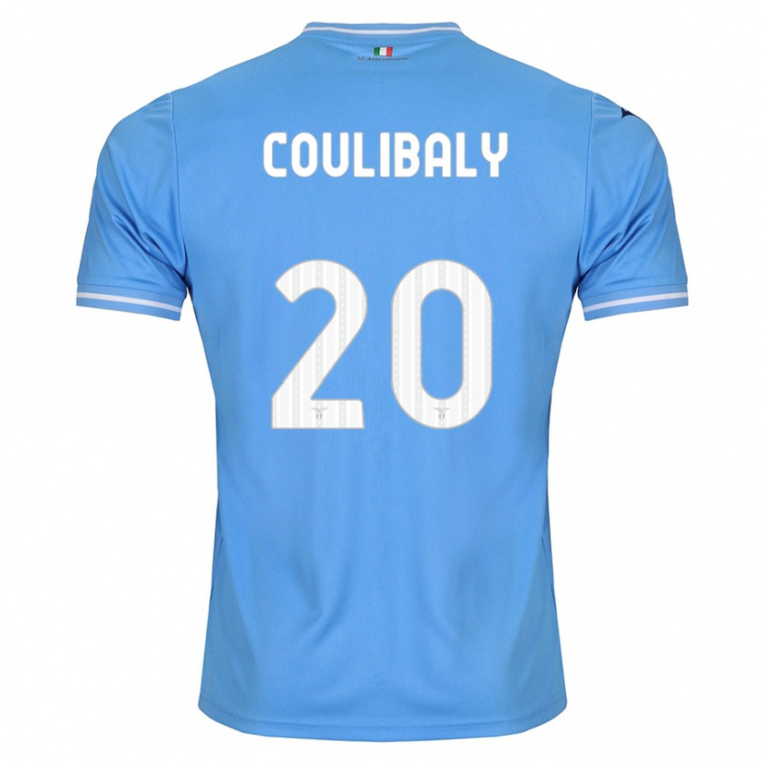 Kandiny Mujer Camiseta Larsson Coulibaly #20 Azul 1ª Equipación 2023/24 La Camisa Chile