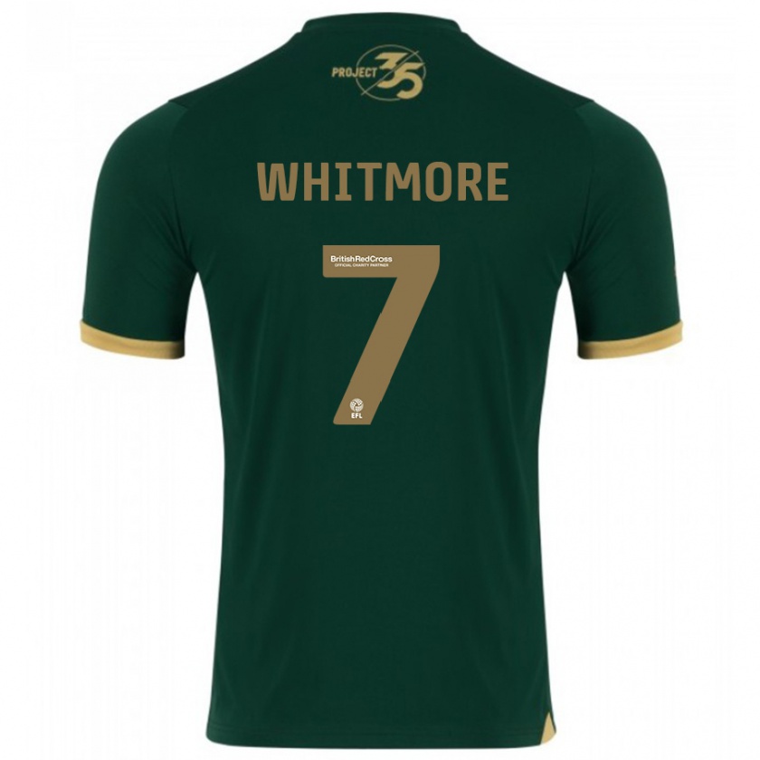 Kandiny Mujer Camiseta Charlotte Whitmore #7 Verde 1ª Equipación 2023/24 La Camisa Chile