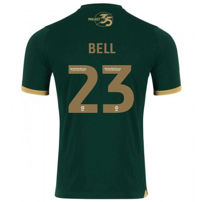 Kandiny Mujer Camiseta Katelyn Bell #23 Verde 1ª Equipación 2023/24 La Camisa Chile