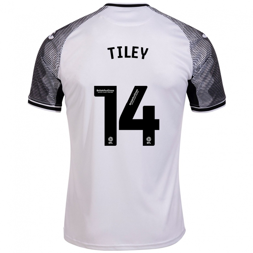 Kandiny Mujer Camiseta Chloe Tiley #14 Blanco 1ª Equipación 2023/24 La Camisa Chile