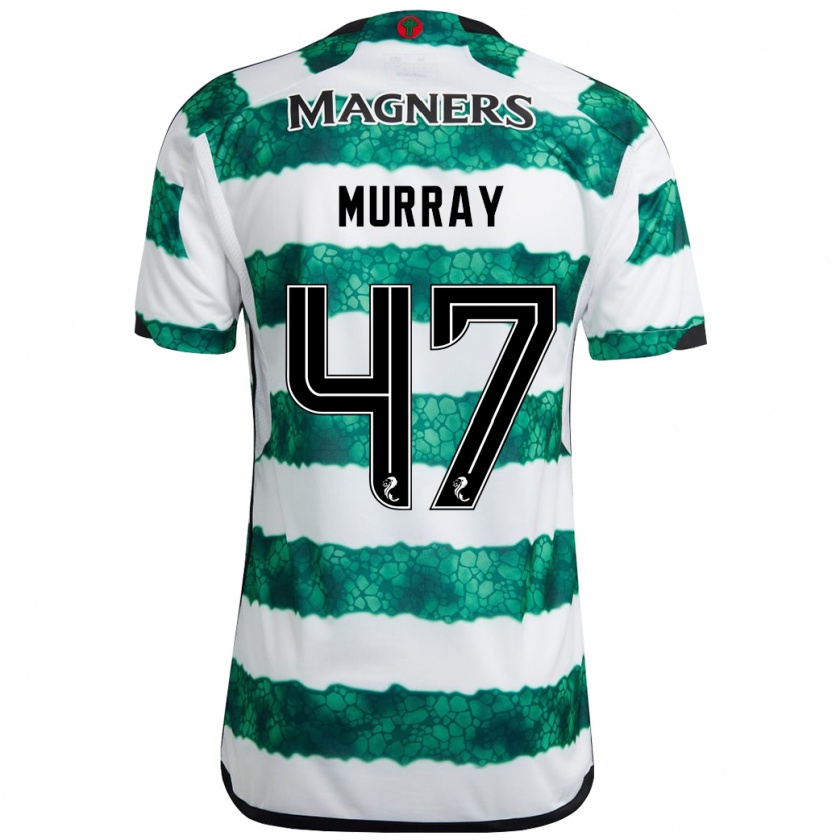 Kandiny Mujer Camiseta Dane Murray #47 Verde 1ª Equipación 2023/24 La Camisa Chile