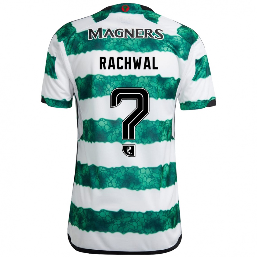 Kandiny Mujer Camiseta Robert Rachwal #0 Verde 1ª Equipación 2023/24 La Camisa Chile