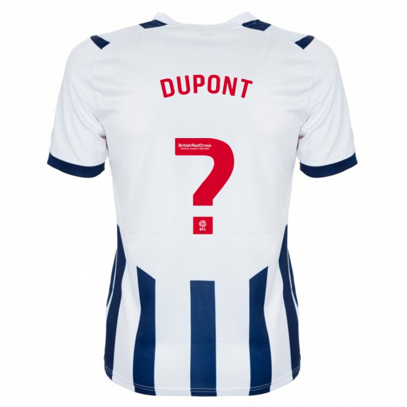 Kandiny Mujer Camiseta Noah Dupont #0 Blanco 1ª Equipación 2023/24 La Camisa Chile