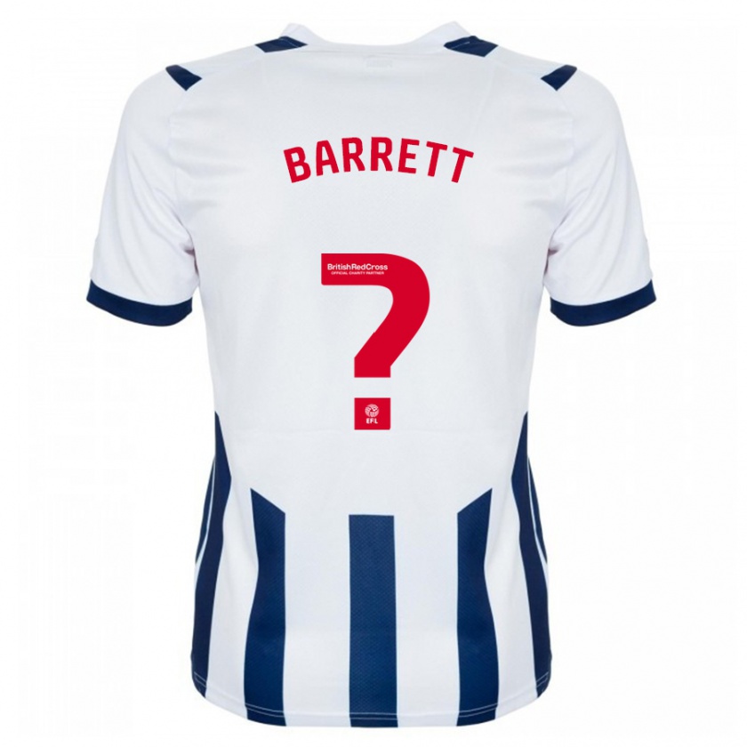 Kandiny Mujer Camiseta Josh Barrett #0 Blanco 1ª Equipación 2023/24 La Camisa Chile