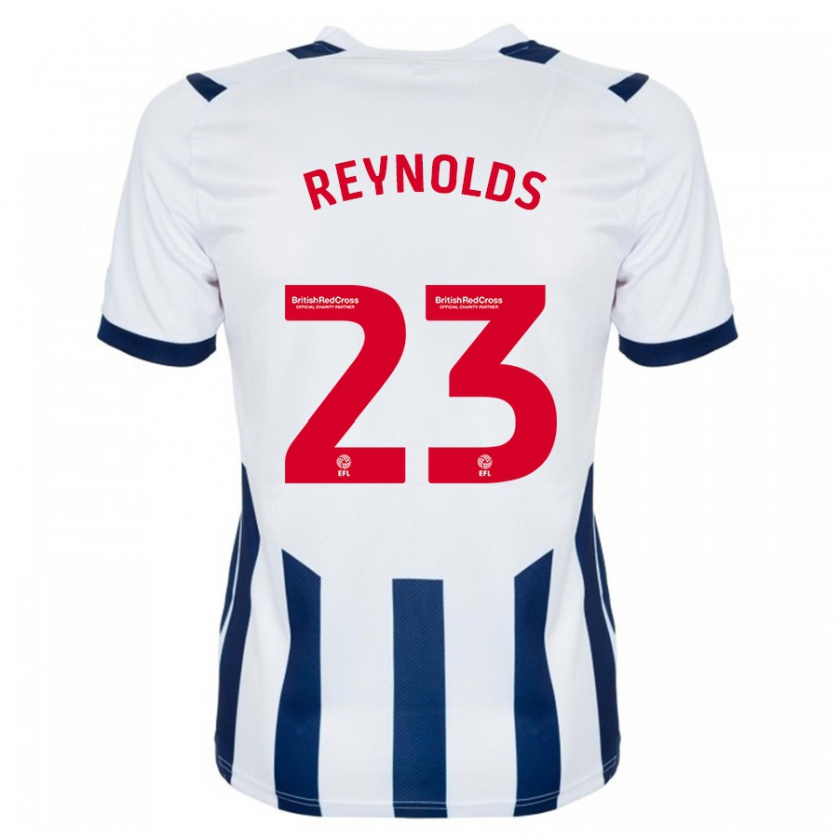 Kandiny Mujer Camiseta Taylor Reynolds #23 Blanco 1ª Equipación 2023/24 La Camisa Chile