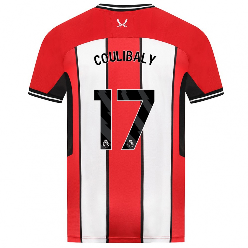 Kandiny Mujer Camiseta Ismaila Coulibaly #17 Rojo 1ª Equipación 2023/24 La Camisa Chile