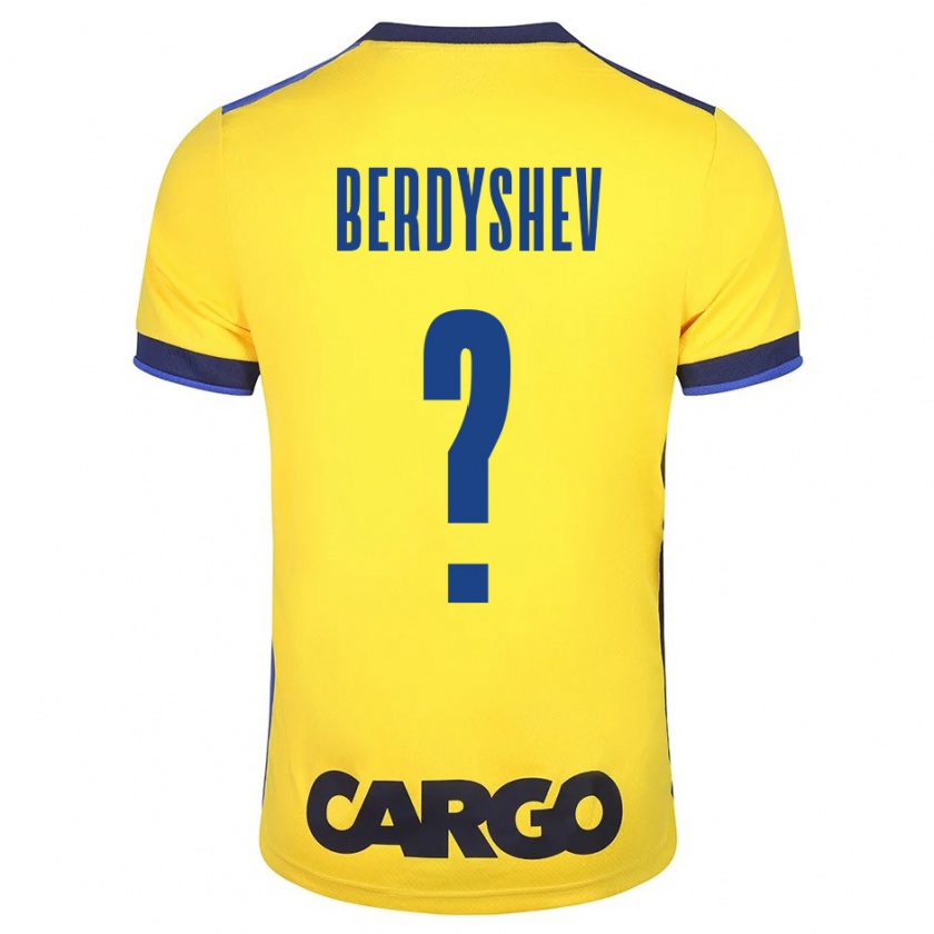 Kandiny Mujer Camiseta Tikhon Berdyshev #0 Amarillo 1ª Equipación 2023/24 La Camisa Chile