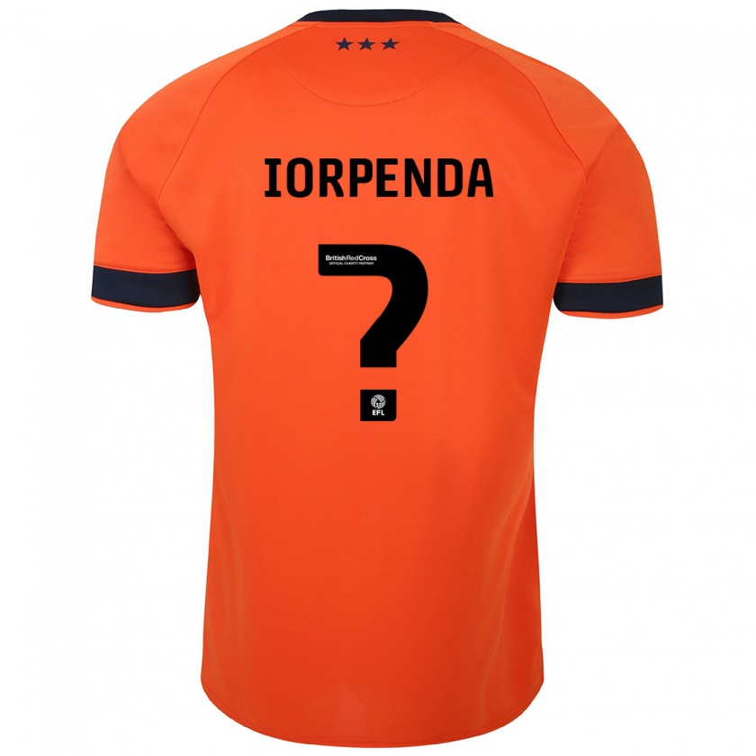 Kandiny Mujer Camiseta George Iorpenda #0 Naranja 2ª Equipación 2023/24 La Camisa Chile