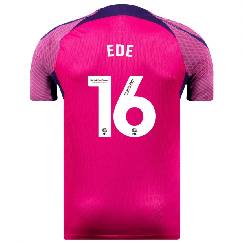 Kandiny Mujer Camiseta Grace Ede #16 Morado 2ª Equipación 2023/24 La Camisa Chile