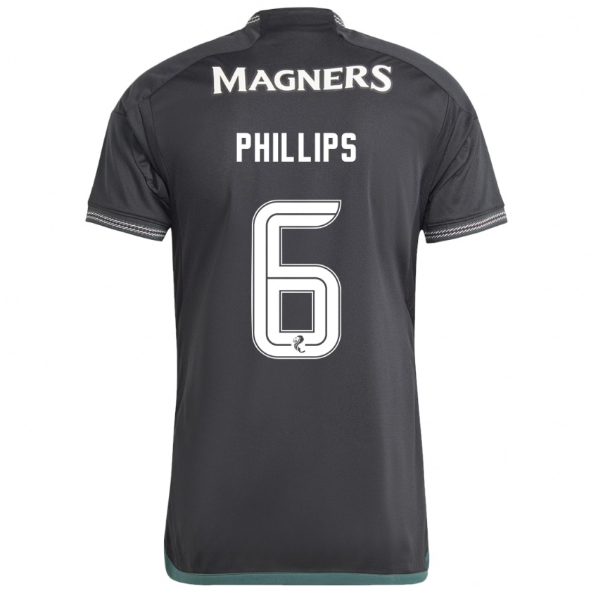 Kandiny Mujer Camiseta Nathaniel Phillips #6 Negro 2ª Equipación 2023/24 La Camisa Chile