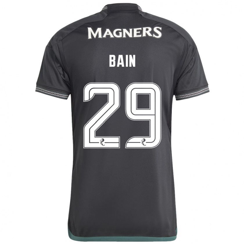 Kandiny Mujer Camiseta Scott Bain #29 Negro 2ª Equipación 2023/24 La Camisa Chile