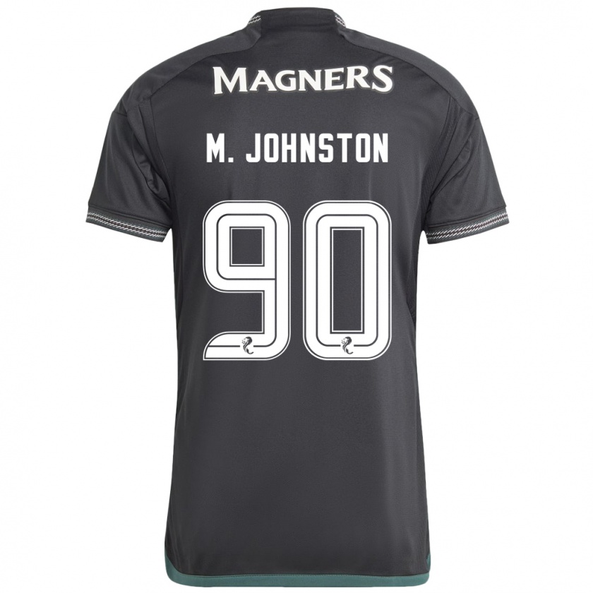 Kandiny Mujer Camiseta Mikey Johnston #90 Negro 2ª Equipación 2023/24 La Camisa Chile