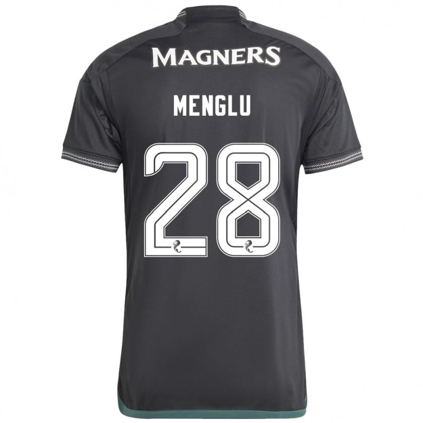 Kandiny Mujer Camiseta Shen Menglu #28 Negro 2ª Equipación 2023/24 La Camisa Chile