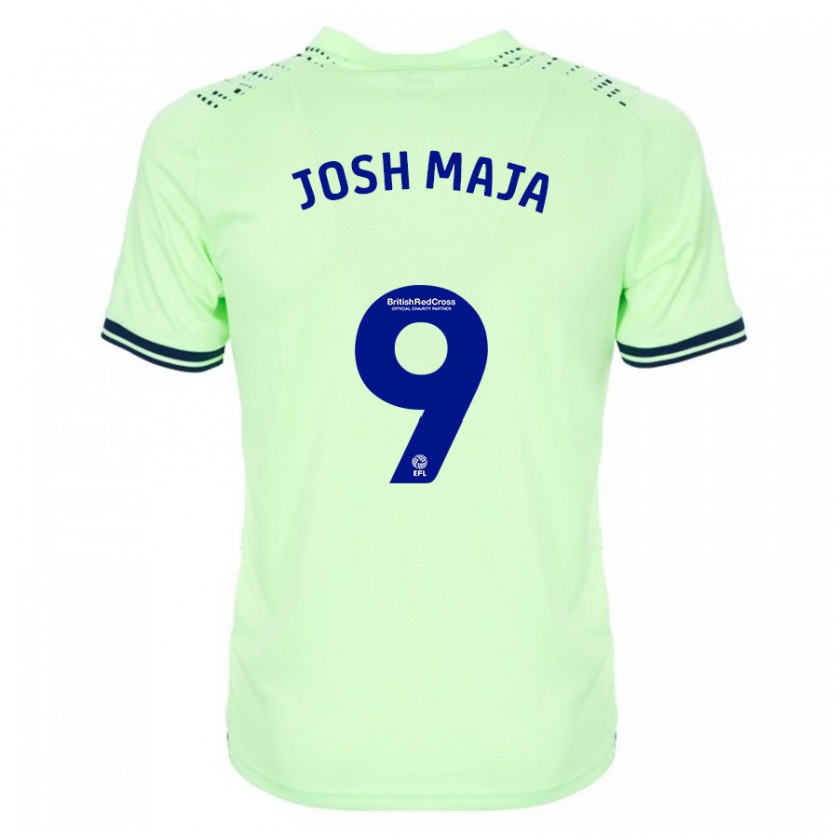 Kandiny Mujer Camiseta Josh Maja #9 Armada 2ª Equipación 2023/24 La Camisa Chile