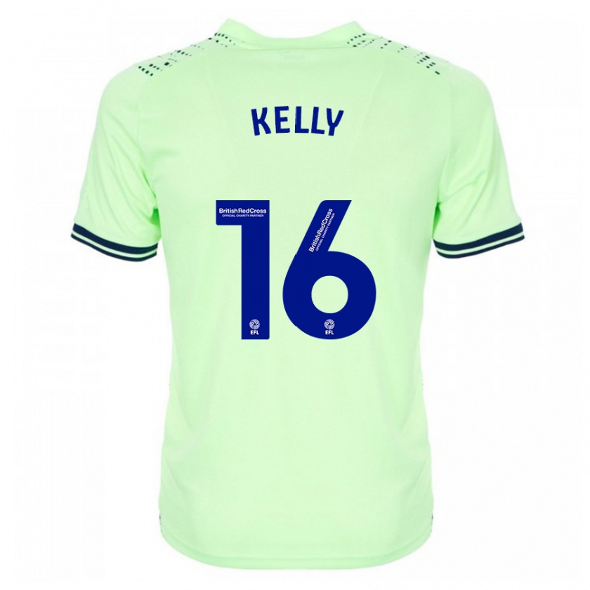 Kandiny Mujer Camiseta Martin Kelly #16 Armada 2ª Equipación 2023/24 La Camisa Chile