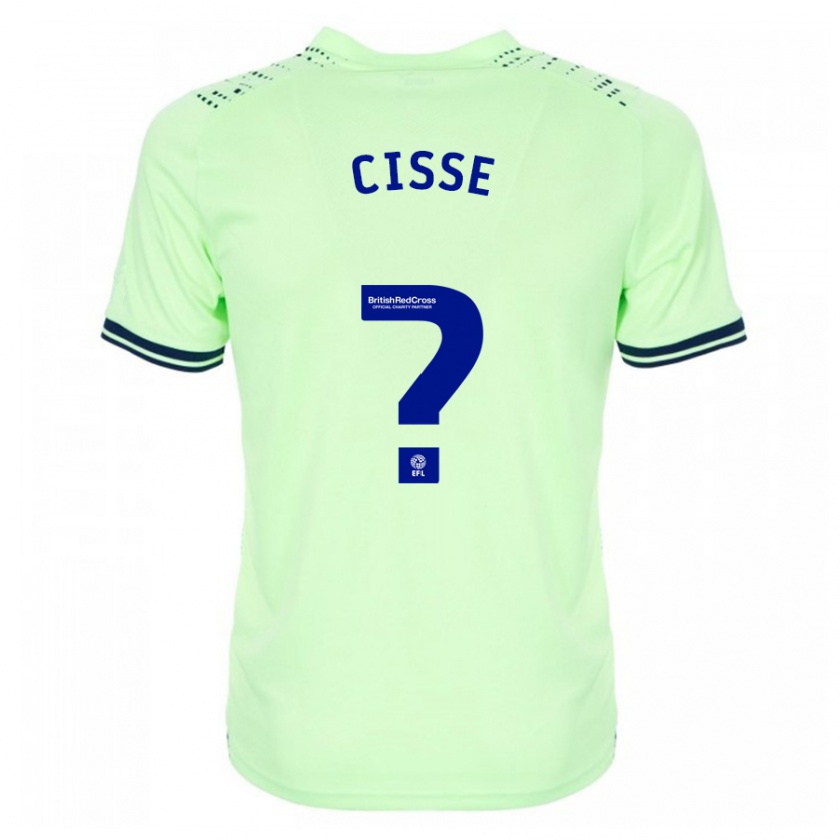 Kandiny Mujer Camiseta Ben Cisse #0 Armada 2ª Equipación 2023/24 La Camisa Chile