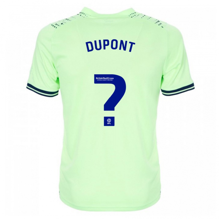 Kandiny Mujer Camiseta Noah Dupont #0 Armada 2ª Equipación 2023/24 La Camisa Chile