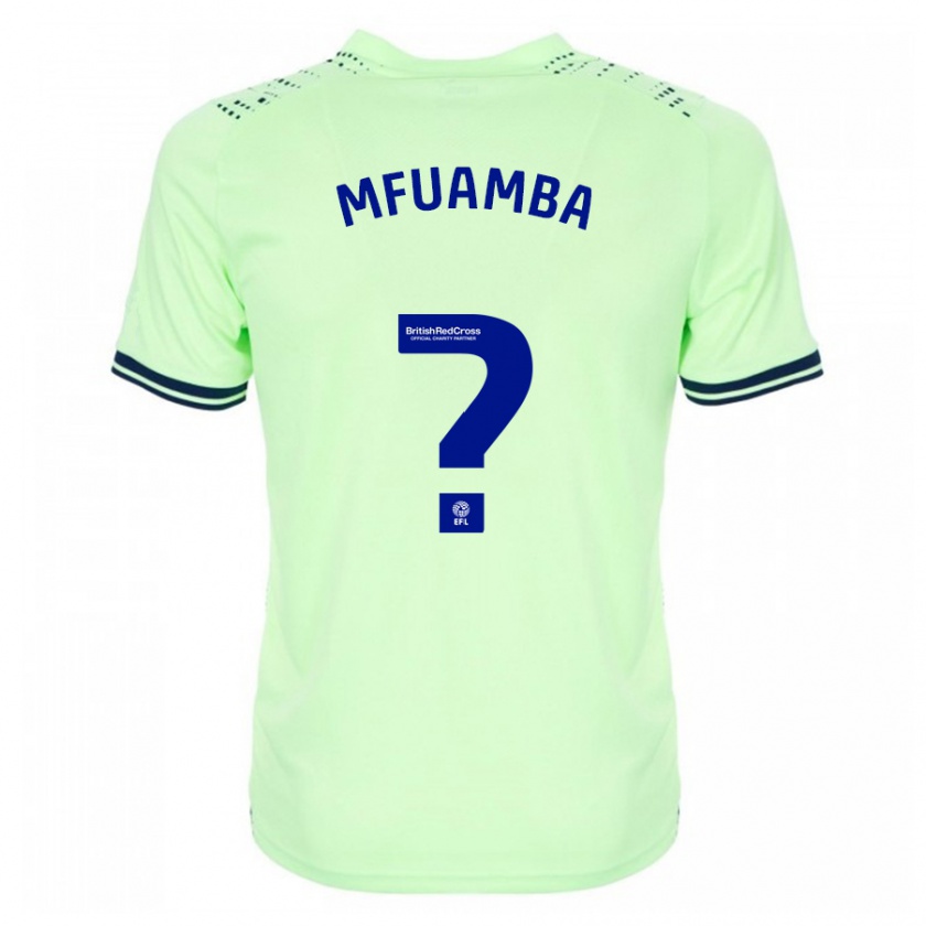 Kandiny Mujer Camiseta Kevin Mfuamba #0 Armada 2ª Equipación 2023/24 La Camisa Chile