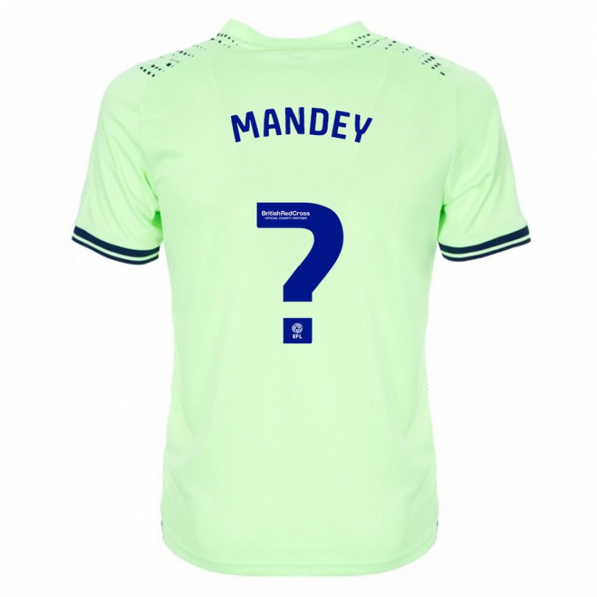 Kandiny Mujer Camiseta Souleyman Mandey #0 Armada 2ª Equipación 2023/24 La Camisa Chile