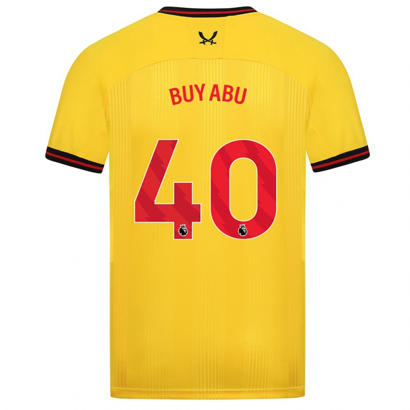 Kandiny Mujer Camiseta Jili Buyabu #40 Amarillo 2ª Equipación 2023/24 La Camisa Chile