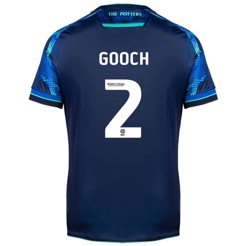 Kandiny Mujer Camiseta Lynden Gooch #2 Armada 2ª Equipación 2023/24 La Camisa Chile