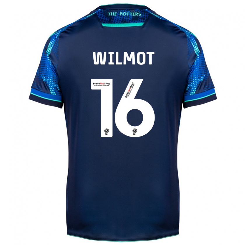 Kandiny Mujer Camiseta Ben Wilmot #16 Armada 2ª Equipación 2023/24 La Camisa Chile