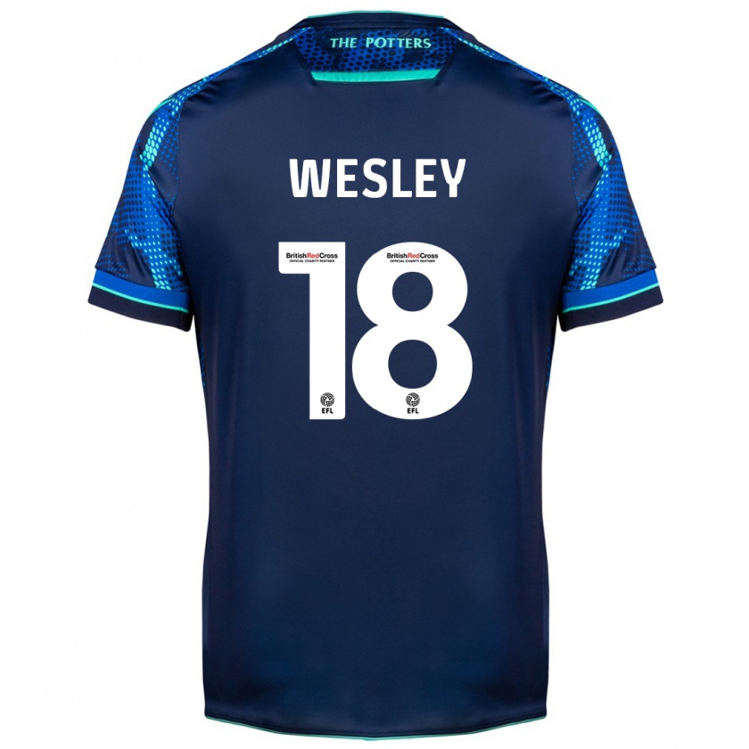 Kandiny Mujer Camiseta Wesley Moraes #18 Armada 2ª Equipación 2023/24 La Camisa Chile