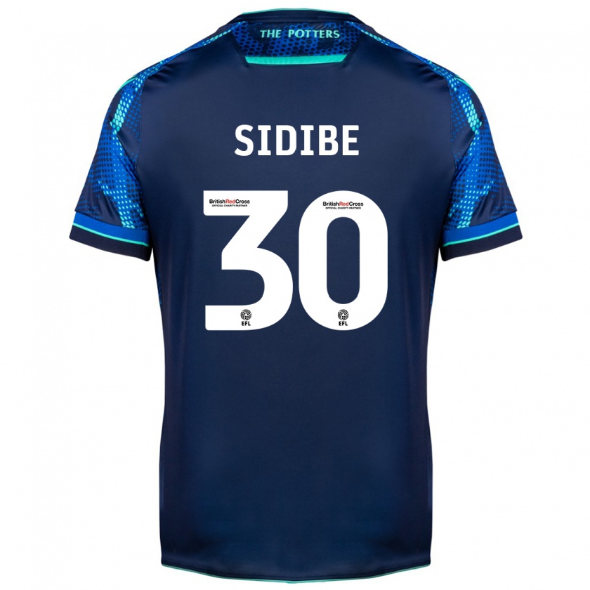 Kandiny Mujer Camiseta Souleymane Sidibe #30 Armada 2ª Equipación 2023/24 La Camisa Chile