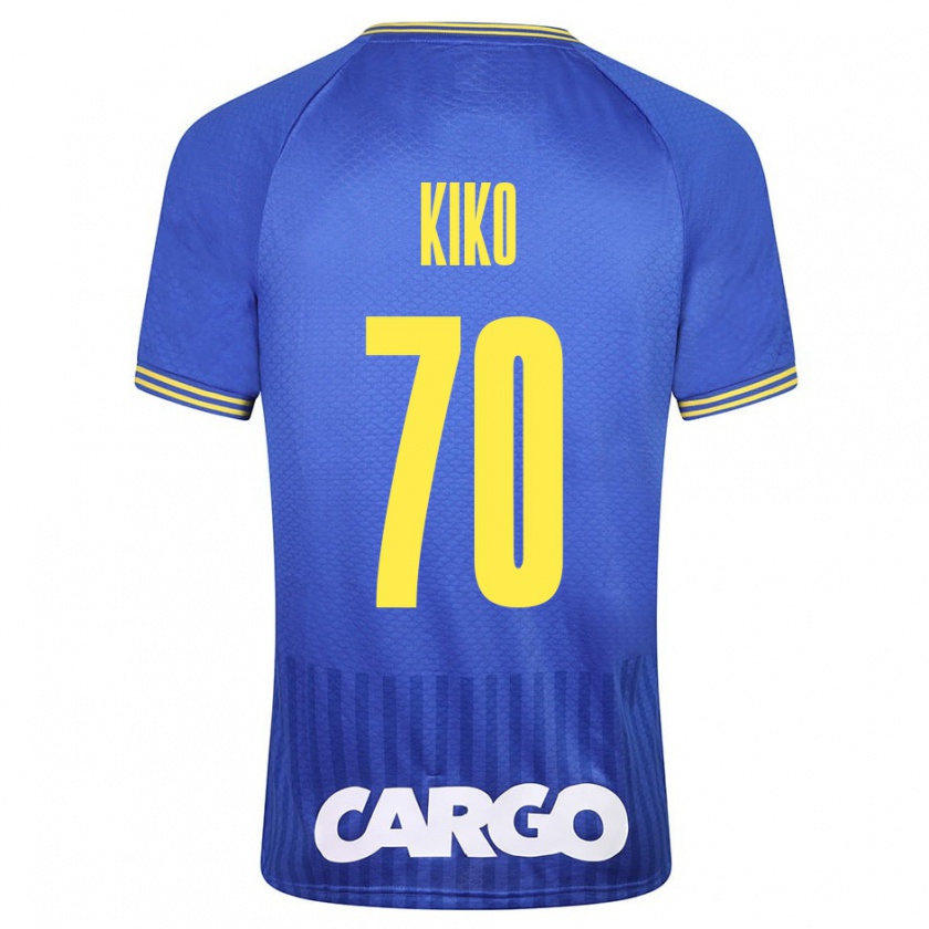 Kandiny Mujer Camiseta Kiko Bondoso #70 Azul 2ª Equipación 2023/24 La Camisa Chile