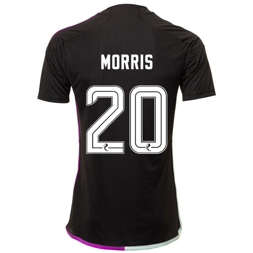 Kandiny Mujer Camiseta Shayden Morris #20 Negro 2ª Equipación 2023/24 La Camisa Chile