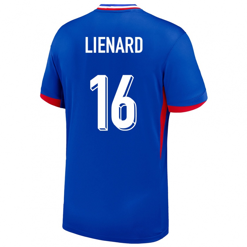 Kandiny Niño Camiseta Francia Yann Lienard #16 Azul 1ª Equipación 24-26 La Camisa Chile