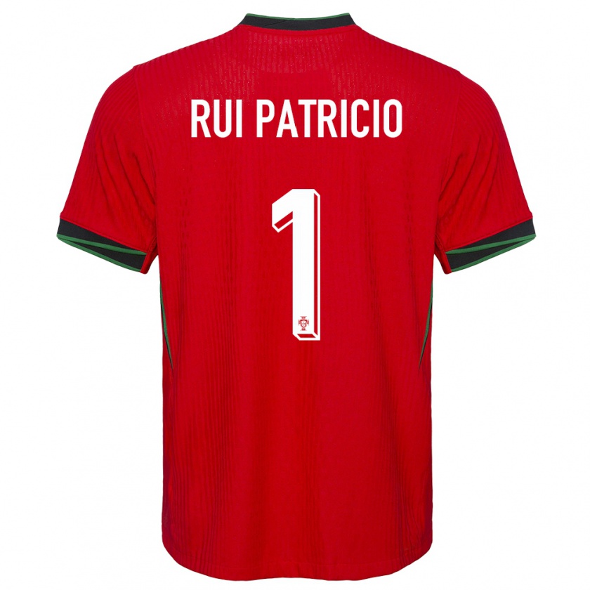 Kandiny Niño Camiseta Portugal Rui Patricio #1 Rojo 1ª Equipación 24-26 La Camisa Chile