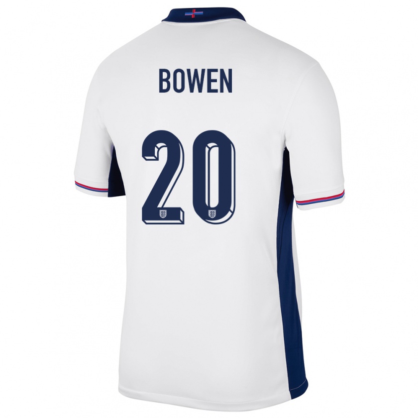 Kandiny Niño Camiseta Inglaterra Jarrod Bowen #20 Blanco 1ª Equipación 24-26 La Camisa Chile