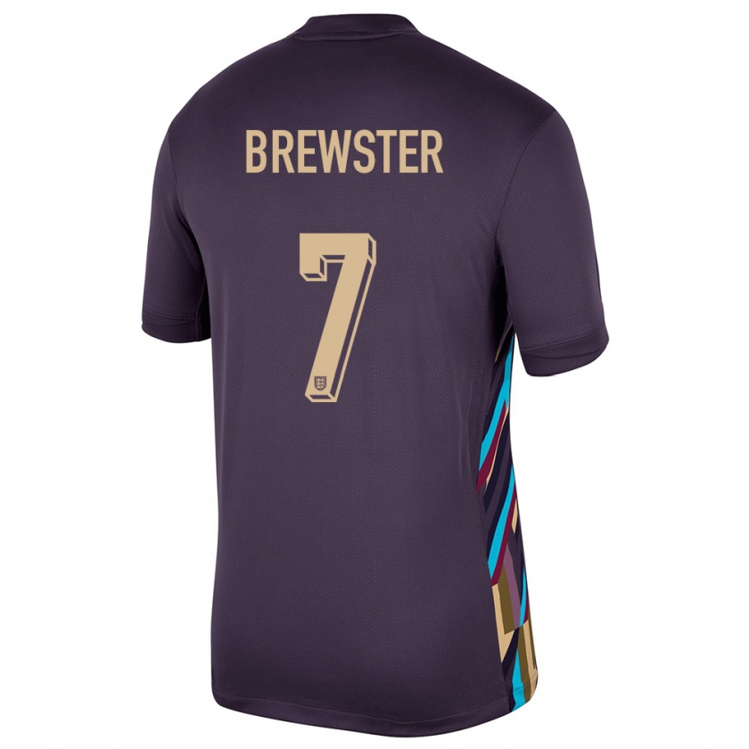 Kandiny Niño Camiseta Inglaterra Rhian Brewster #7 Pasa Oscura 2ª Equipación 24-26 La Camisa Chile