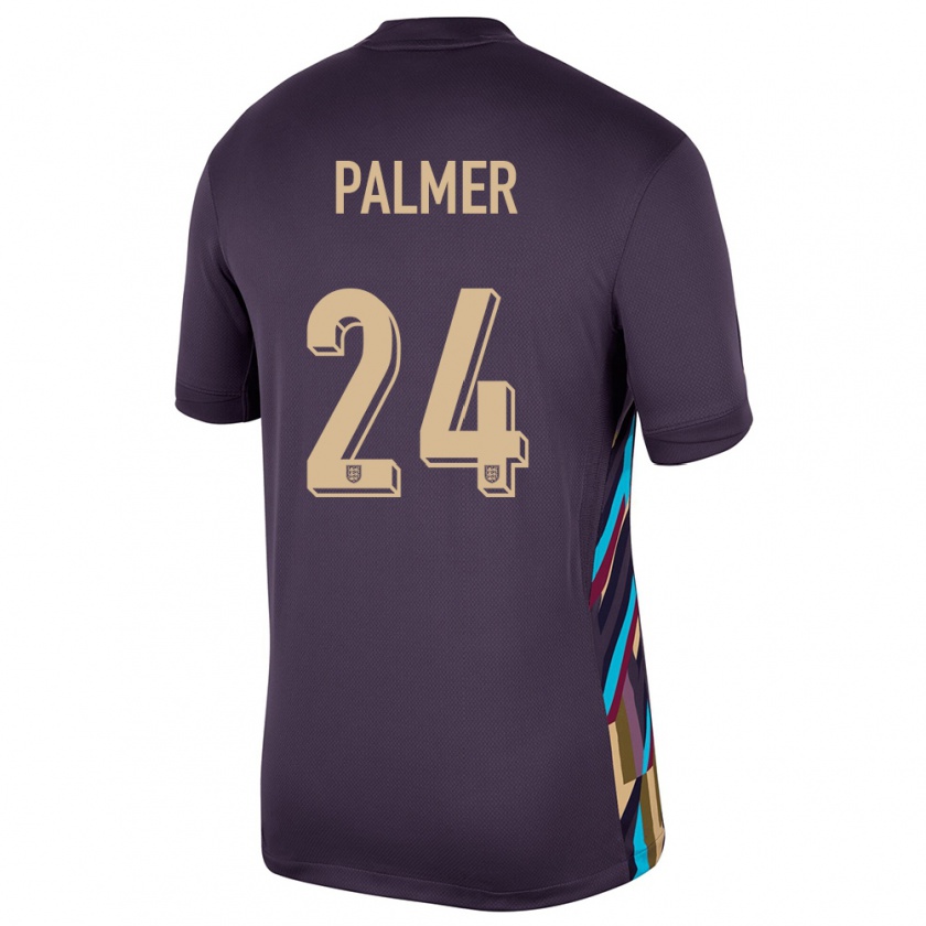 Kandiny Niño Camiseta Inglaterra Cole Palmer #24 Pasa Oscura 2ª Equipación 24-26 La Camisa Chile