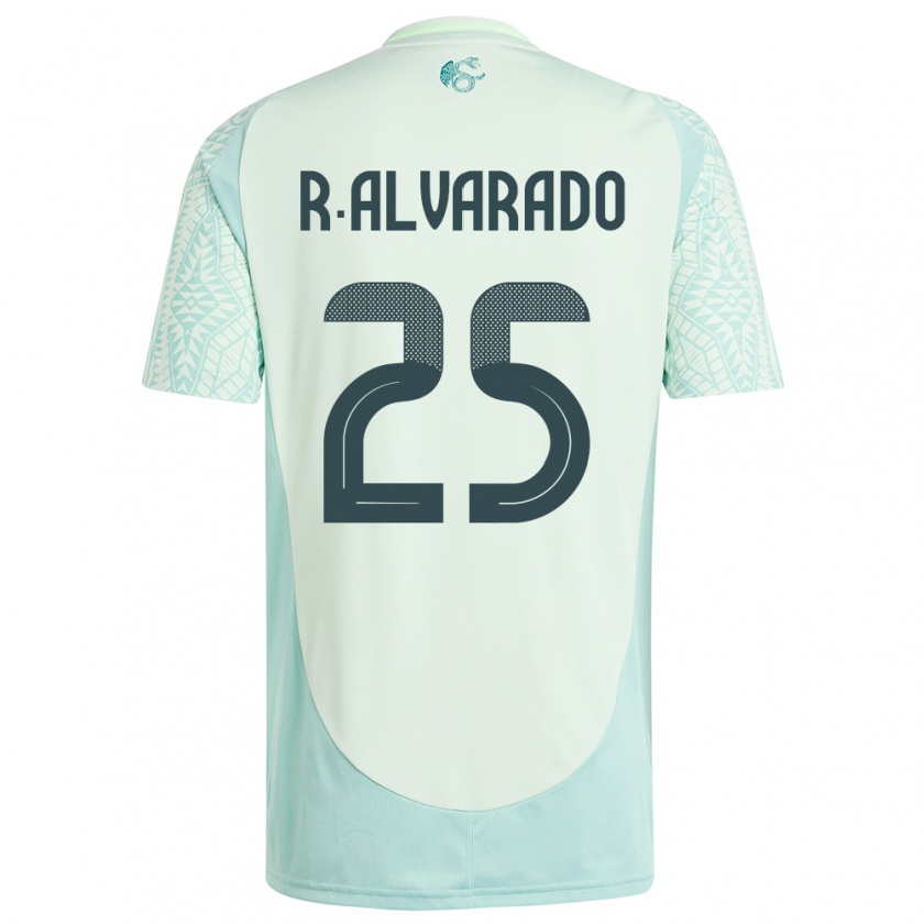 Kandiny Niño Camiseta México Roberto Alvarado #21 Lino Verde 2ª Equipación 24-26 La Camisa Chile