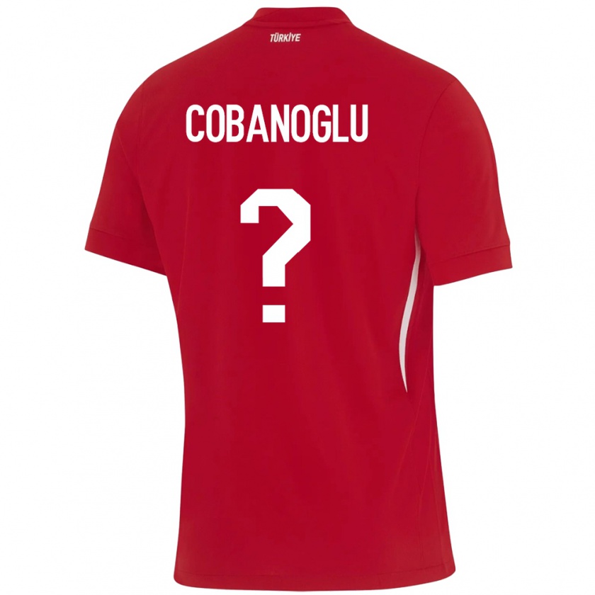 Kandiny Niño Camiseta Turquía Ahmet Çobanoğlu #0 Rojo 2ª Equipación 24-26 La Camisa Chile