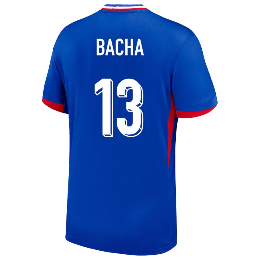 Kandiny Hombre Camiseta Francia Selma Bacha #13 Azul 1ª Equipación 24-26 La Camisa Chile