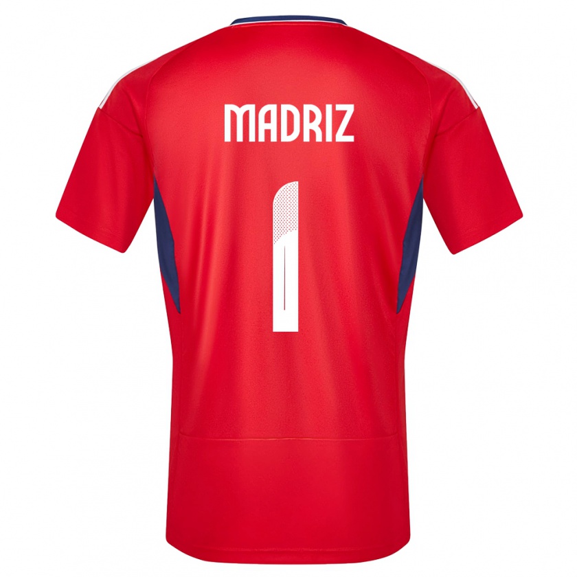 Kandiny Hombre Camiseta Costa Rica Abraham Madriz #1 Rojo 1ª Equipación 24-26 La Camisa Chile