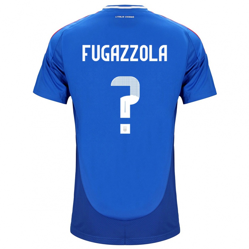 Kandiny Hombre Camiseta Italia Marcello Fugazzola #0 Azul 1ª Equipación 24-26 La Camisa Chile