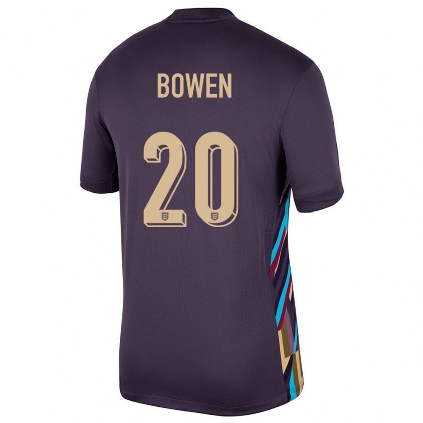 Kandiny Hombre Camiseta Inglaterra Jarrod Bowen #20 Pasa Oscura 2ª Equipación 24-26 La Camisa Chile